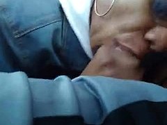 Quickie gay sex in the car