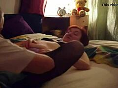Mature woman gets fucked in bed by younger man