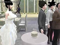 يوم زفاف جوكوس يتحول إلى جنون مع زوجة خائنة ومشهد هنتاي شقي
