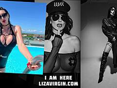 Sânii mari ai Lizei și lenjeria sexy sunt expuse în acest videoclip de handjob