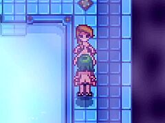 Stardew Valley - Jodi and Caroline in the spa with a group orgy in Spanish