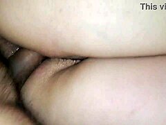 Mamada y creampie con una mama madura