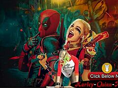 Mature Harley Quinn gives a blowjob in this amateur video