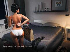 เกม POV กับเพศสัมพันธ์แบบ 3D: Milf landlady ให้ handjob และอีกมากมาย