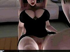 3DCG interactive porn game with Milf mature and assfucking