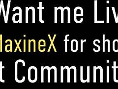 Maxine X, en fantastisk lesbisk MILF, blir bundet opp