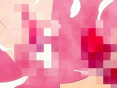 3D анимация на зряла хентай жена, изкушена от доведения син