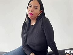 Fabiola, egy fülledt kolumbiai anyuka, forró 1on1 szexet élvez