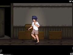 MILF og mor tagger Hentai-spil med store røv kvinder i forladt hus