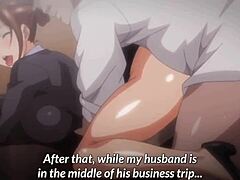Hentai Anime'de mesleki gelişimi için kocamın patronuyla cinsel eylemlere giren aldatan bir karımım