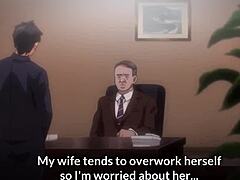 Som podvádzajúca manželka v hentai anime, ktorá sa zapája do sexuálnych aktov so šéfom môjho manžela pre svoj profesionálny pokrok