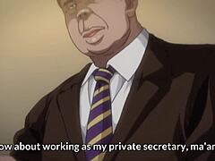I'm a cheating wife in a Hentai Anime who engages in sexual acts with my husband's boss for his professional advancement