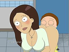 Rick and Morty's wild adventure in the mature, MILFy world