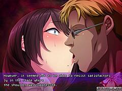 Engaged milf in a blowbang and creampie in hentai game