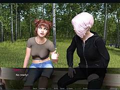 Cheeky Part 8: A Lesbian Video Game with MILFM and Teen Girls