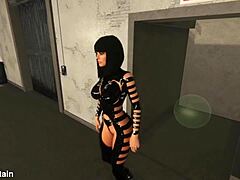 ¡Experimenta la emoción del bondage metálico en un juego femdom en 3D!