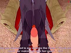 Arlecchinos FPov промо: Зрелая милфа с большой грудью в anime3d