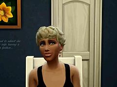 Tegneserie-incest: Stedfars forbudte begær i Sims 4