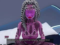 A stranded astronaut encounters the voluptuous Paige, a futuristic robot, in this 3D animated hentai series.