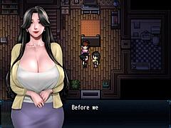 Büyük göğüslü MILF, Visual Novel tarzında 3D animasyonlu zombi kıyametine öncülük ediyor