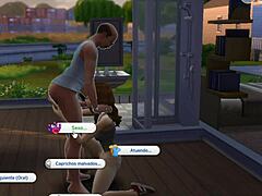 Эмоциональная фантазия: незнакомец входит в наш дом, чтобы прочитать пародию на Библию Sims 4