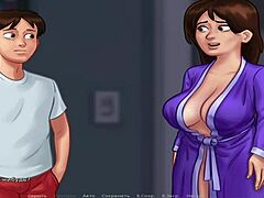 Uncensored Summertime Saga: Animated Blowjob en Masturbatie in het Warehouse
