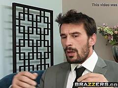 Brazzers' MILF stepmom Diana Prince gets her boobs worshipped and assfucked by Manuel Ferrara
