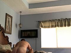 Amateur couple enjoys hardcore fucking in their home