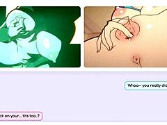 Dve lezbijki se ukvarjata s seksom na spletni kameri in škropljenjem, medtem ko drug drugemu ližete in igrate z vaginami
