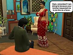 Makcik Lakshmi membawa keperawanannya ke tahap seterusnya dalam Jilid 1 Bahagian 7