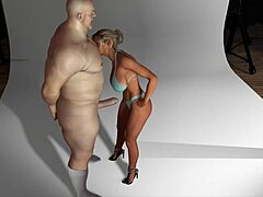 Aventura erótica de Dolletta y Bigbois en un juego virtual