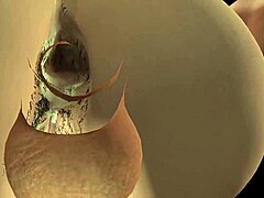Virt a Mates nyeste videospill inneholder en varm milf kledd som en snø jomfru som får dyp anal fra en ung fyr