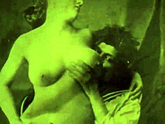 Vintage blowjobs and hairy pussy fuck in a full movie by Dark Lantern Entertainment