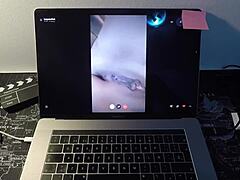 Fucking and masturbating with a Spanish milf on webcam