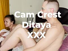 Daddy with big muscle cock dominates Ditaya in steamy video