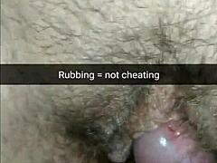 No condom and creampie action with a big ass young cheating wife