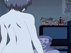 Step sister with big tits gets creampied in uncensored anime
