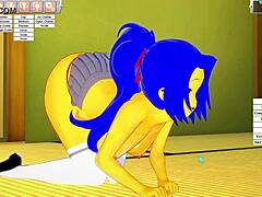 Pizda lui Marge Simpson este futută într-un videoclip parodie